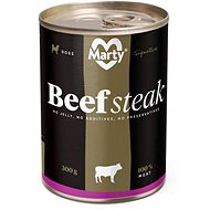 MARTY Signature 100% Meat - beef steak 300g - Canned Dog Food