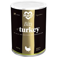 MARTY Signature 100% meat - turkey bites 400g - Canned Dog Food