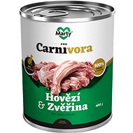MARTY ProCarnivora for Cats beef + venison 400g - Canned Food for Cats
