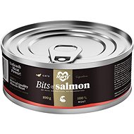 MARTY Signature 100% Meat - salmon bites 100g - Canned Food for Cats