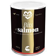 MARTY Signature 100% Meat - salmon bites 400g - Canned Food for Cats