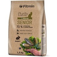 Fitmin Purity Cat Senior s čerstvým králičím pre dospelé a starnúce mačky 1,5 kg - Granule pre mačky