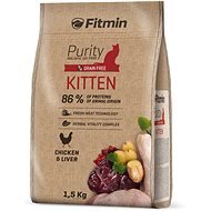 Fitmin Purity Kitten s čerstvým kuracím a pečeňou pre mačiatka 1,5 kg - Granule pre mačiatka