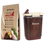 Fitmin cat Purity Kitten 10 kg + Barrel for granules 10 l - Kibble for Kittens