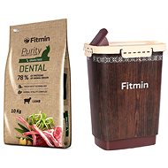 Fitmin cat Purity Dental 10 kg + Barrel for granules 10 l - Cat Kibble