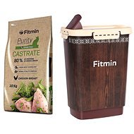 Fitmin cat Purity Castrate 10 kg + Barel na granuly 10 l - Granule pre mačky