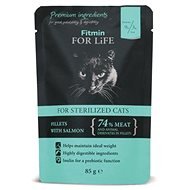 Fitmin For Life Lososová kapsička pre mačky 85 g - Kapsička pre mačky