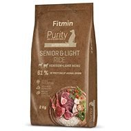 Fitmin Dog Purity Rice Senior & Light Venison & Lamb - 2kg - Dog Kibble