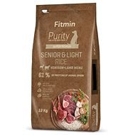Fitmin Dog Purity Rice Senior & Light Venison & Lamb - 12kg - Dog Kibble
