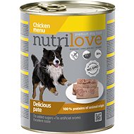 Nutrilove Delicious Pate Chicken Menu 800g - Canned Dog Food