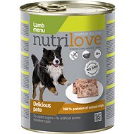 Nutrilove Delicious Pate Lamb Menu 800g - Canned Dog Food