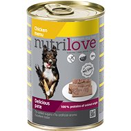 Nutrilove Delicious Pate Chicken Menu 400g - Canned Dog Food