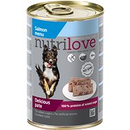 Nutrilove Delicious Pate Salmon Menu 400g - Canned Dog Food