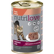 Nutrilove Delicious Pate Duck Menu 400g - Canned Food for Cats