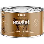 LOUIE Complete mono-protein food beef (95%) with rice (5%) 200 g - Canned Dog Food