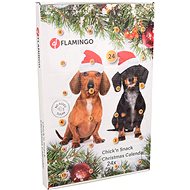 Flamingo Advent Calendar with Chicken Treats for Dogs - Advent Calendar for Dogs