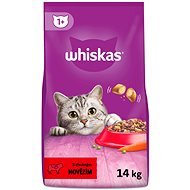 Whiskas granule s hovädzím 14 kg - Granule pre mačky