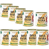Pet Farm Family Wild boar - broth 300 g, 10 pcs - Pet Food Set