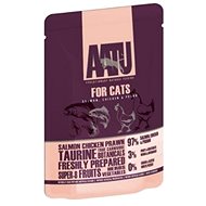 AATU Cat Salmon 'n Chicken 'n Prawn Pouch 85g - Cat Food Pouch