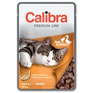 Calibra Cat Premium Capsule for adult cats Duck & Chicken 100 g - Cat Food Pouch