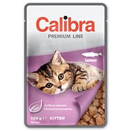 Calibra Cat Premium Capsule for kittens with salmon 100 g - Cat Food Pouch