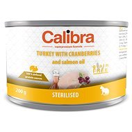 Calibra Cat Sterilized Canned Turkey 200g - Canned Food for Cats