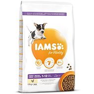 IAMS Dog Puppy Small & Medium Chicken 12kg - Kibble for Puppies