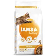 IAMS Cat Adult Hairball Chicken 2 kg - Cat Kibble
