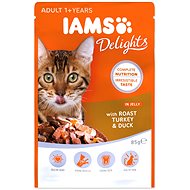 IAMS Turkey  and Duck in Jelly, 85g - Cat Food Pouch