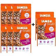 Kapsička IAMS senior kura v omáčke 85 g 6 + 2 ks ZDARMA - Kapsička pre mačky