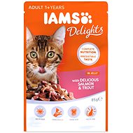 IAMS Salmon and Trout in Jelly, 85g - Cat Food Pouch