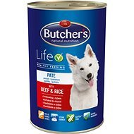 Butcher's Life konzerva s hovädzím mäsom a ryžou 1 200 g - Konzerva pre psov
