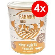 FOGKA DOG  with Chicken, 800g, 4 pcs - Canned Dog Food