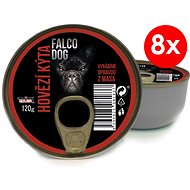 FALCO DOG 120g Beef Hind, 8 pcs - Canned Dog Food
