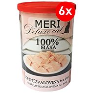 MERI  Deluxe Turkey Meat Without Bone  400g, 6 pcs - Canned Food for Cats