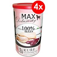 MAX Deluxe 3/4 Chicken with Kidneys 1200g, 4 pcs - Canned Dog Food