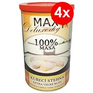 MAX Deluxe Chicken Thighs 1200g, 4 pcs - Canned Dog Food