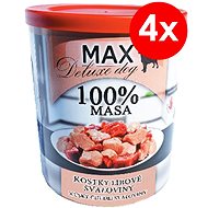 MAX Deluxe Lean Muscle Cubes 800g, 4 pcs - Canned Dog Food