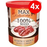 MAX Deluxe Heart Blocks, 800g, 4 pcs - Canned Dog Food