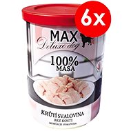 MAX Deluxe Turkey Meat without Bone 400g, 6 pcs - Canned Dog Food