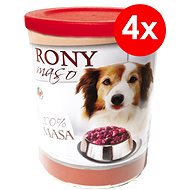 RONY Meat 800g, 4 pcs - Canned Dog Food