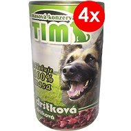 TIM 1 200 g držková, 4 ks - Konzerva pre psov