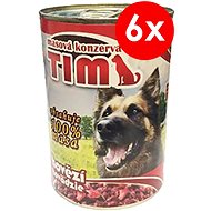 TIM 400g Beef, 6 pcs - Canned Dog Food