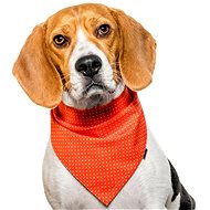 Chiweto Dotty M, Orange, Polka Dots - Dog Scarves