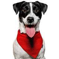 Chiweto Akita M, Red, Gold Dot - Dog Scarves