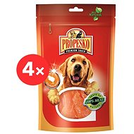 Propesko Strips  100% Dried Meat 4 × 70g - Pet Food Set