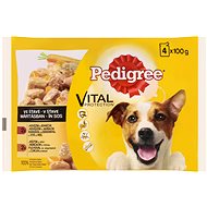 Pedigree Pouches of Beef and Lamb in Gravy 4 x 100g - Dog Food Pouch