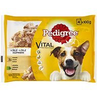 Pedigree Pouches of Lamb and Chicken in Jelly 4 × 100g - Dog Food Pouch