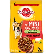 Pedigree granule Mini hovězí se zeleninou pro dospělé psy malých plemen 2 kg - Granule pro psy