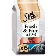 Sheba Fresh & Fine rybí výber 6× 50 g - Kapsička pre mačky